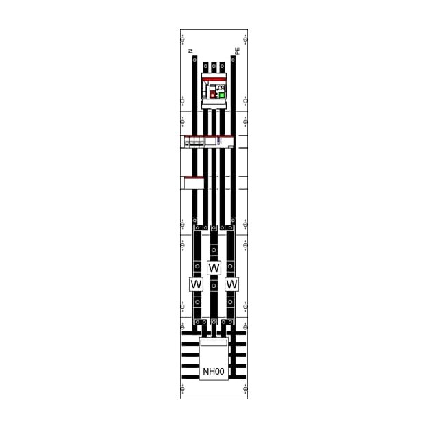 Striebel 2CPX056020R9999 Wandlerfeld mit Netzschutz XT2 WF19NU3