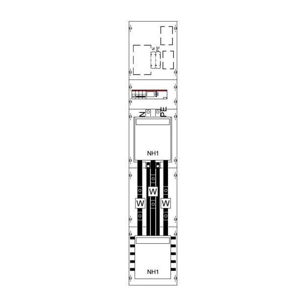 Striebel 2CPX056012R9999 Wandlerfeld mit Netzschutz AF1 WF19NU31