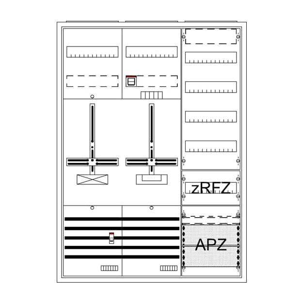 Striebel 2CPX054537R9999 Komplettschrank Dreipunkt A3 DA37GCE