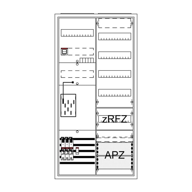 Striebel 2CPX054543R9999 Komplettschrank BKE-I A27 1Z BA27LBE4