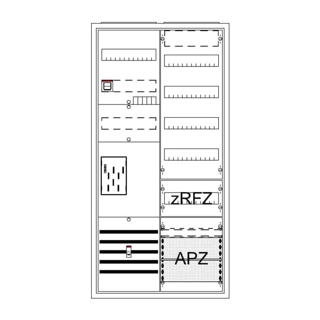 Striebel 2CPX054540R9999 Komplettschrank BKE-I A27 1Z BA27CBE