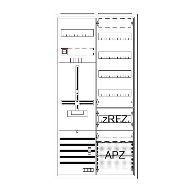 Striebel 2CPX054538R9999 Komplettschrank Dreipunkt A2 DA27GBE