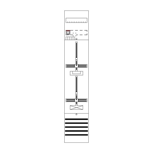 Striebel 2CPX054462R9999 Zählerfeld kpl. 9RE 1Z1R vorv DF19T11