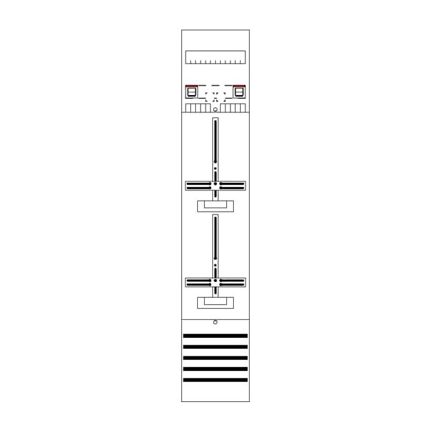 Striebel 2CPX054459R9999 Zählerfeld kpl. 9RE 2Z vorver DF19T2