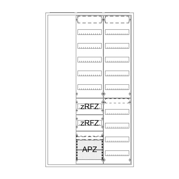 Striebel 2CPX054589R9999 Ausbauzählerschrank A39 1F 1V5 AA39A1AR2V
