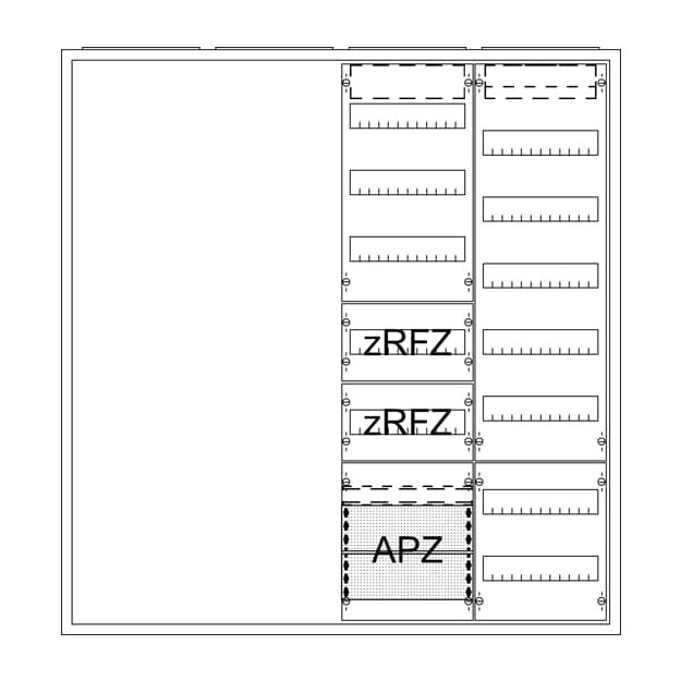 Striebel 2CPX054586R9999 Ausbauzählerschrank A47 2F 1V3 AA47A2AR2V