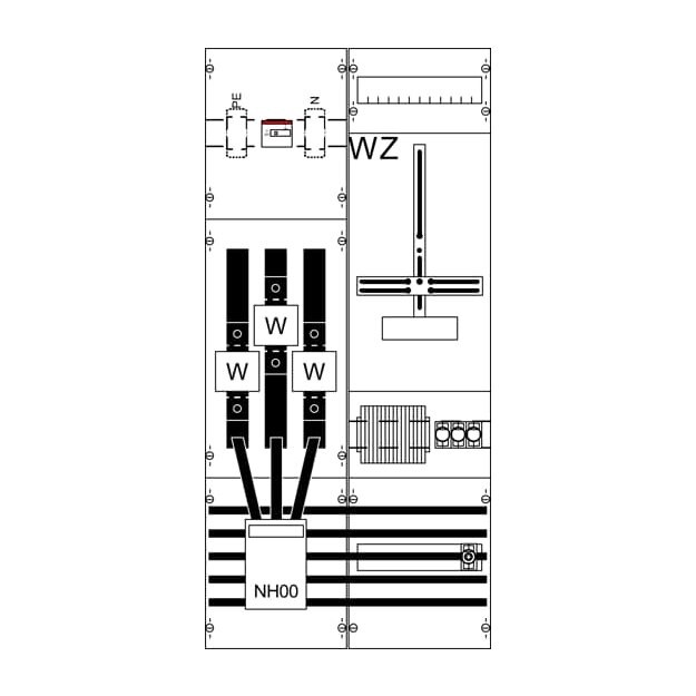 Striebel 2CPX056210R9999 Mess- und Wandler Komplettfeld WF27KN23T