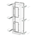 Striebel 2CPX047340R9999 Hauben IP54 750mm mit Tür...