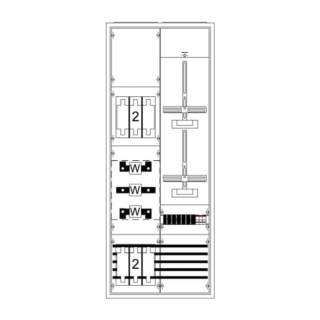 Striebel 2CPX032778R9999 Mess- und Wandlerschrank Aufp KS4202