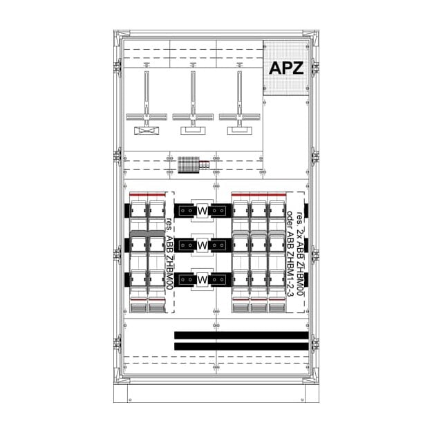 Striebel 2CPX032979R9999 M+W-Schrank 4/8R4+APZ+INL2ZHB KS4226Z