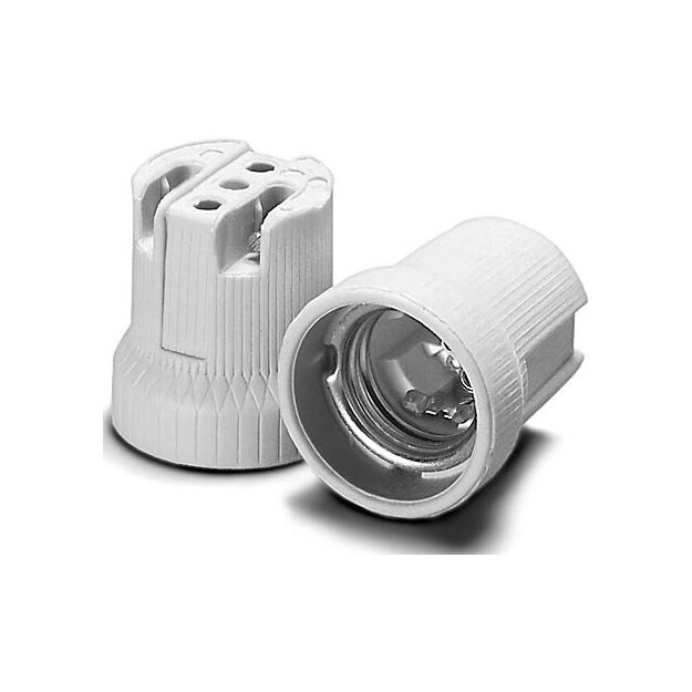 Houben 102599 Fassung E27 Porzellan Weiß