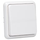 JUNG CD IP 44 Set Alpinweiß: CD1520BFKLWW SCHUKO Klappdeckelsteckdose + 551WU Dichtungsflansch IP44 + CD581WW Rahmen 1fach