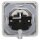 JUNG CD IP 44 Set Alpinweiß: CD1520BFKLWW SCHUKO Klappdeckelsteckdose + 551WU Dichtungsflansch IP44 + CD581WW Rahmen 1fach