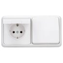 JUNG CD IP 44 Set Alpinweiß: 2x CD1520BFKLWW SCHUKO...