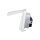 JUNG CD IP 44 Set Alpinweiß: 2x CD1520BFKLWW SCHUKO Klappdeckelsteckdose + 2x 551WU Dichtungsflansch IP44 + CD582WW Rahmen 2fach
