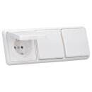 JUNG CD IP 44 Set Alpinweiß: 3x CD1520BFKLWW SCHUKO...