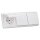 JUNG CD IP 44 Set Alpinweiß: 3x CD1520BFKLWW SCHUKO Klappdeckelsteckdose + 3x 551WU Dichtungsflansch IP44 + CD583WW Rahmen 3fach