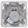 Jung Serie CD Komplett-Set Alpinweiß: Cat.6A iso-Anschlussdose UAE-Cat.6A iso-8/8 Up 0 + CD569-2UAWW Abdeckung f. IAE/UAE-Anschlussdose + CD581WW Rahmen 1fach