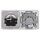 Jung Serie CD Komplett-Set Alpinweiß: Cat.6A iso-Anschlussdose UAE-Cat.6A iso-8 Up 0 + CD569-1UAWW Abdeckung + CD1520WW SCHUKO Steckdose + CD582WW Rahmen 2fach