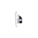 Jung Serie CD Komplett-Set Alpinweiß: TAE-Anschlussdose TAE 3x6 NFN Up 0 rw + CD569TWW Abdeckung + 2x CD1520WW SCHUKO Steckdose + CD583WW Rahmen 3fach