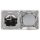 Jung Serie CD Komplett-Set Alpinweiß: Antennensteckdose 2f. EDU 04 F + CD561SATWW Abdeckung + CD1520WW SCHUKO Steckdose + CD582WW Rahmen 2fach