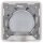 Jung Serie CD Komplett-Set Alpinweiß: Antennensteckdose EDA 302 F + CD561SATWW Abdeckung f. SAT-TV-Steckdose + CD581WW Rahmen 1fach