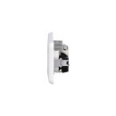 Jung Serie CD Komplett-Set Alpinweiß: Antennensteckdose 2f. EDU 04 F + CD561SATWW Abdeckung + Cat.6A iso-Anschlussdose + CD569-2UAWW Abdeckung + CD1520WW Steckdose + CD583WW Rahmen 3fach