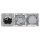 Jung Serie CD Komplett-Set Alpinweiß: Antennensteckdose EDA 302 F + CD561SATWW Abdeckung + Cat.6A iso-Anschlussdose + CD569-2UAWW Abdeckung + CD1520WW Steckdose + CD583WW Rahmen 3fach