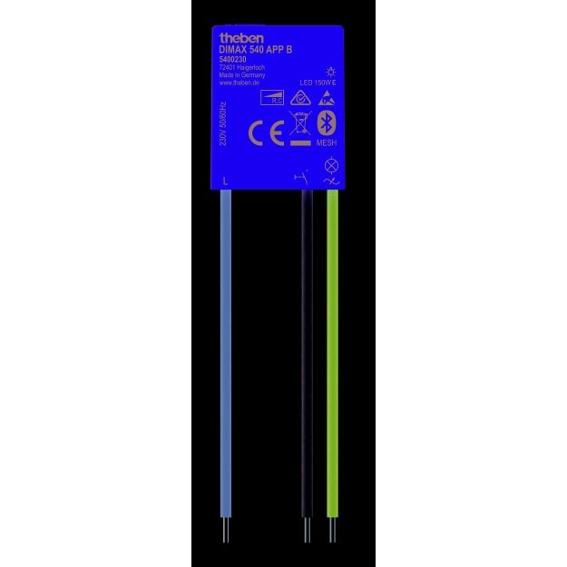 Theben 5400230 UP Mini-Universaldimmer DIMAX 540 APP B Gelb