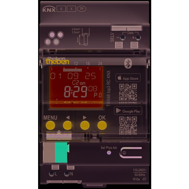 Theben 6489130 KNX-Stellantrieb TR 648 top3 RC KNX