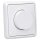 Jung Serie CD Komplett-Set Alpinweiß: 1730DD Drehdimmer Standard LED + CD1740WW Abdeckung mit Drehknopf + CD581WW Rahmen 1fach