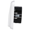 Jung Serie CD Komplett-Set Alpinweiß: 1710DE Tastdimmer Standard LED + CD1700WW Steuertaste Standard + CD581WW Rahmen 1fach