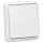 Jung Serie CD Komplett-Set Alpinweiß: 1710DE Tastdimmer Standard LED + CD1700WW Steuertaste Standard + CD581WW Rahmen 1fach