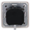 Jung Serie CD Komplett-Set Alpinweiß: RTR230 Raumthermostat (Öffner) 230 V + CD1749BFWW Abdeckung für Raumtemperaturregler-Einsätze + CD581WW Rahmen 1fach