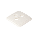 Wisi DW45D Abdeckplatte Antenndosen 3-Loch 76 x 76 mm