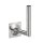 Wisi MN11B Alu-Wandhalterung verchromt Mast-Ø 50 mm Wandabstand 300 mm