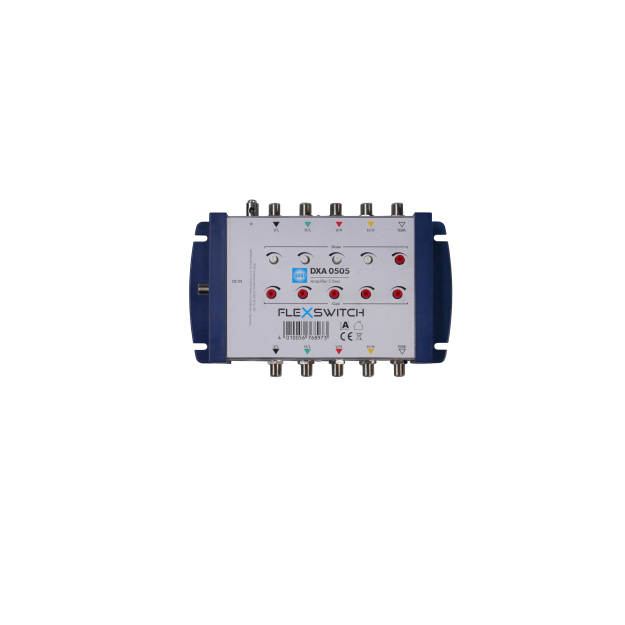 Wisi DXA0505 FLEXSWITCH Linienverstärker 4 x SAT-ZF und 1 x Terrestrisch