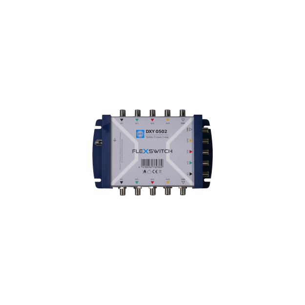 Wisi DXY0502 FLEXSWITCH 2-fach Verteiler 5 Eingänge