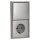 Jung Serie LS Komplett-Set Edelstahl: 506U Wippschalter Universal + ES2990 Wippe f. Schalter/Taster + ES1520 SCHUKO Steckdose + ES2982 Rahmen 2fach