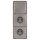 Jung Serie LS Komplett-Set Edelstahl: 506U Wippschalter Universal + ES2990 Wippe f. Schalter/Taster + 2x ES1520 SCHUKO Steckdose + ES2983 Rahmen 3fach