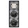 Jung Serie LS Komplett-Set Edelstahl: 506U Wippschalter Universal + ES2990 Wippe f. Schalter/Taster + 2x ES1520KI SCHUKO Steckdose m. Berührungsschutz + ES2983 Rahmen 3fach