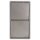 Jung Serie LS Komplett-Set Edelstahl: 2x 506U Wippschalter Universal + 2x ES2990 Wippe f. Schalter/Taster + ES2982 Rahmen 2fach