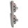 Jung Serie LS Komplett-Set Edelstahl: 2x 506U Wippschalter Universal + 2x ES2990 Wippe f. Schalter/Taster + ES2982 Rahmen 2fach