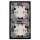 Jung Serie LS Komplett-Set Edelstahl: 2x 506U Wippschalter Universal + 2x ES2990 Wippe f. Schalter/Taster + ES2982 Rahmen 2fach