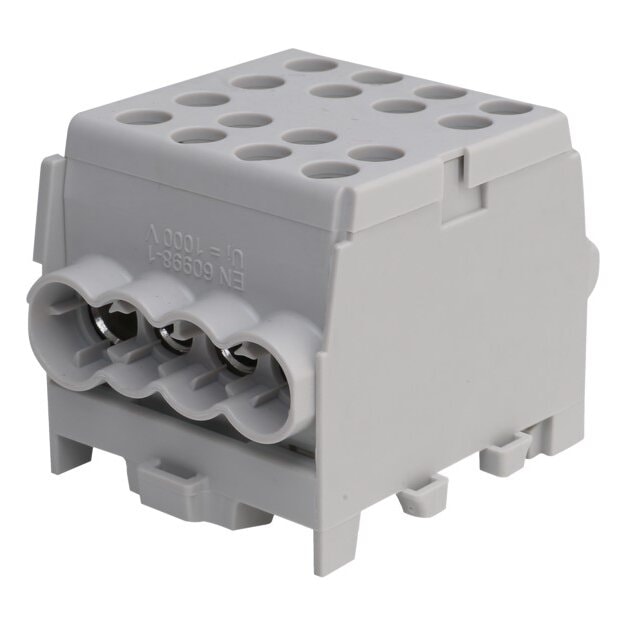 Pollmann 2080183 Hauptleitungsabzweigklemme grau HLAK 35-1/6 M2 Grau