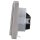 JUNG LS IP 44 Set Edelstahl: ES1520KL SCHUKO Steckdose m. Klappdeckel + 551WU Dichtungsflansch + ES2981 Rahmen 1fach