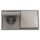 JUNG LS IP 44 Set Edelstahl: 2x ES1520KL SCHUKO Steckdose m. Klappdeckel + 551WU Dichtungsflansch + ES2982 Rahmen 2fach