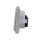 JUNG LS IP 44 Set Edelstahl: 2x ES1520KL SCHUKO Steckdose m. Klappdeckel + 551WU Dichtungsflansch + ES2982 Rahmen 2fach