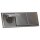 JUNG LS IP 44 Set Edelstahl: 3x ES1520KL SCHUKO Steckdose m. Klappdeckel + 551WU Dichtungsflansch + ES2983 Rahmen 3fach