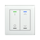 MDT GTL-2TDW.02S KNX Glastaster II Light 2-fach RGBW TS...